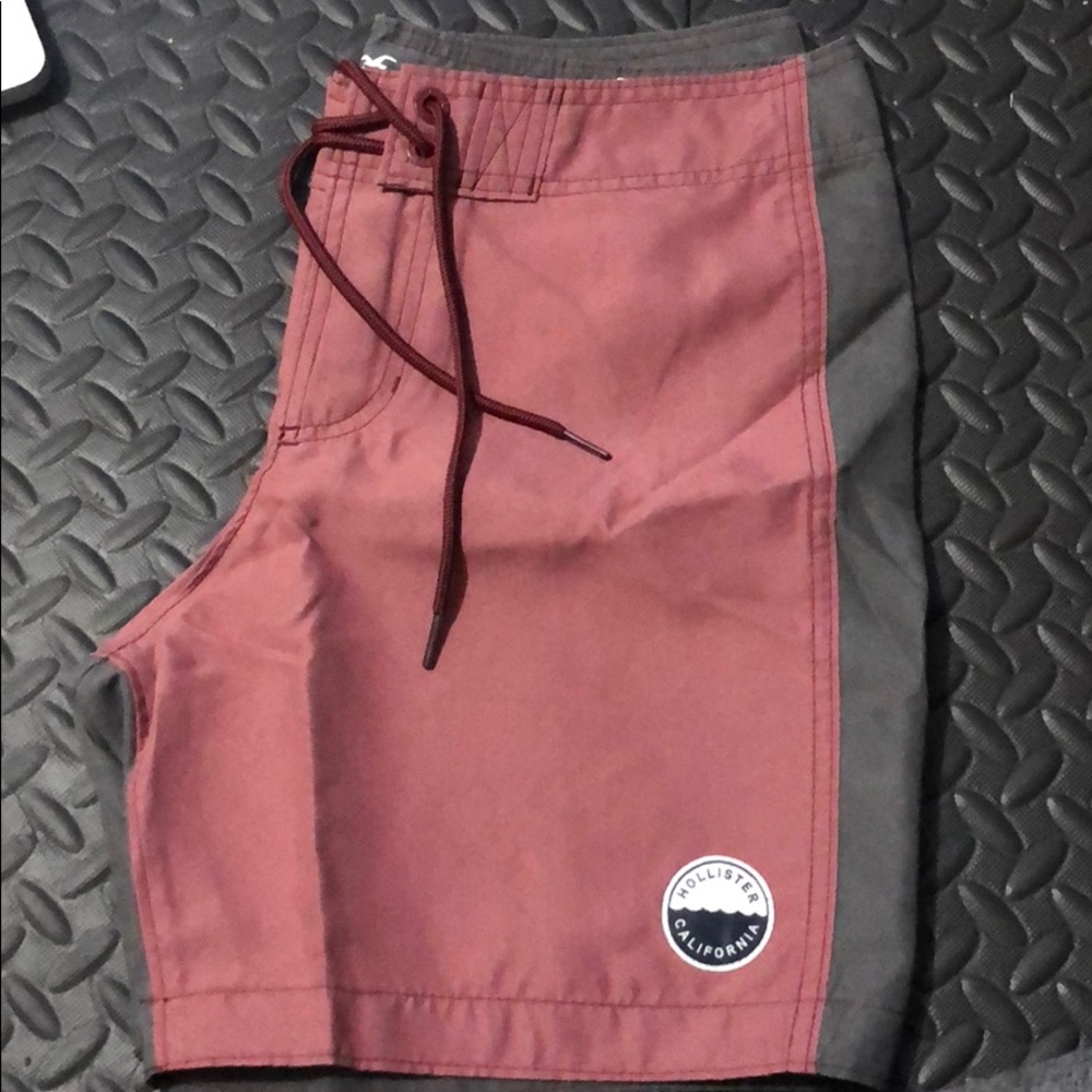 Never worn Hollister swim trunks